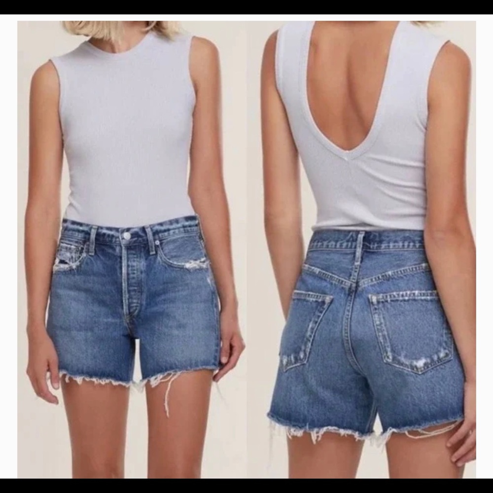 AGOLDE Reese Jean Short in Precision